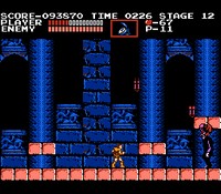 une photo d'Ã©cran de Castlevania sur Nintendo Nes
